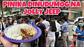 STREET FOOD MANILA | PINIPILAHANG JOLLI JEEP SA MAKATI | SISIG SA RADA