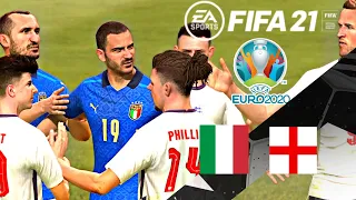 FIFA 21 - Italy vs England Euro 2020 | gameplay ps4 full Hd [1080p 60fps]