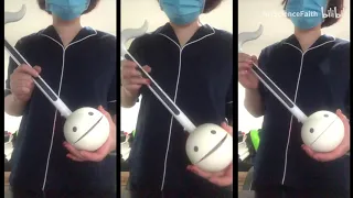 Otamatone Cover Tôi Là Một Viên Kẹo Nổ Live - Vương Nhất Bác/我是一颗跳跳榶live - 王一博  电音蝌蚪cover