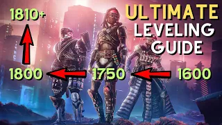 How to Reach 1750, 1800 & 1810+ Power FAST | ULTIMATE Guide to Leveling in Lightfall