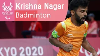 🇮🇳 India's Krishna Nagar Takes Gold 🥇 | Para Badminton | Tokyo 2020 Paralympic Games