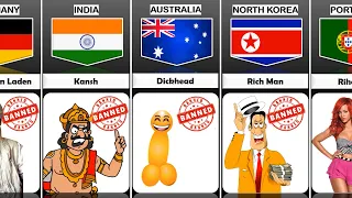 Banned Names From Different Countries