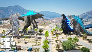 Zilla, Kiryu vs Godzilla, Heisei Godzilla Epic Battle - GTA 5 Mods