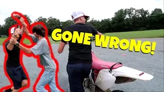 STOLEN DIRT BIKE PRANK!