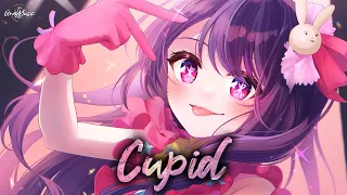 Gray Nightcore | "Cupid I'm feeling lonely" by Fifty Fifty (Lyric Video)