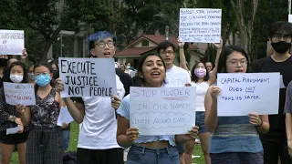 Singaporeans protest against the death penalty in rare demonstration | AFP