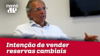 Paulo Guedes nega intenção do governo Bolsonaro de vender reservas cambiais