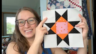 Ohio Star Quilt Block tutorial, Stargazer Quilt Along, Week 5 part 2