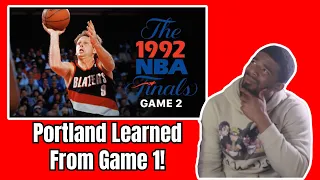 1992 NBA Finals Portland vs Chicago Game 2, PT. 1/4 | NBA Reaction