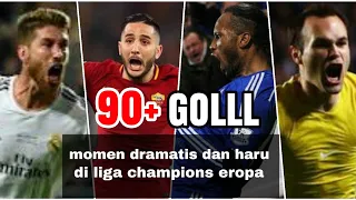 Gol dramatis di menit akhir liga champions eropa fd91