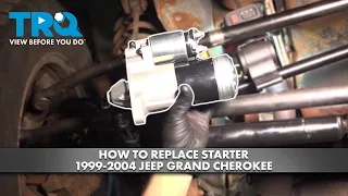 How to Replace Starter 1999-2004 Jeep Grand Cherokee