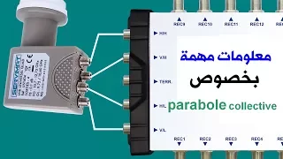 تعرف على أهم الاشياء المساعدة في  تركيب parabole collective