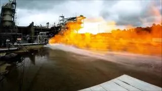 Feeling the Force of a 3-D Printed Rocket Engine Test