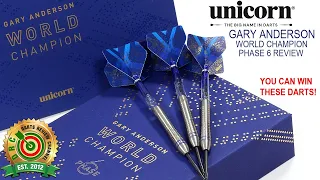 Unicorn GARY ANDERSON WORLD CHAMPION PHASE 6 Darts Review You Can Win These