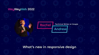 What's new in responsive design by Rachel Andrew