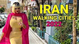 IRAN - Walking Iran Cities 2022 Tehran Street Vlog ایران