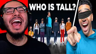 Beta Squad - 6 Short People vs 1 Secret Tall Person | REACTION