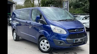 2016/66 Ford Transit Custom Double Cab 6 Seater with NO VAT - Euro 6 / ULEZ Ready for sale at GK