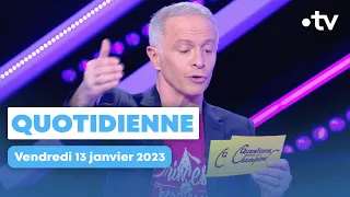 Emission Quotidienne du Vendredi 13 janvier 2023 - Questions pour un Champion