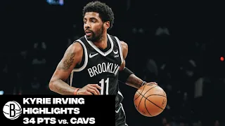 Kyrie Irving Highlights | 34 Points vs. Cleveland Cavaliers