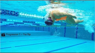 Learn to flip like a champ - Flip turn progression 1 - The somersault