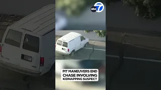 PIT maneuvers ends wild chase involving kidnapping suspect