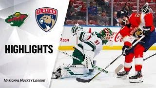 NHL Highlights | Wild @ Panthers 12/3/19