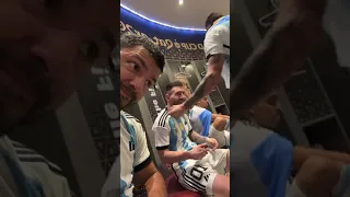 Sergio Aguero admires Leo Messi after Argentina win World Cup 😍 🎥 @kunaguero #shorts