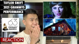 Taylor Swift - Cardigan/August/Willow Medley Grammys 2021 Performance REACTION