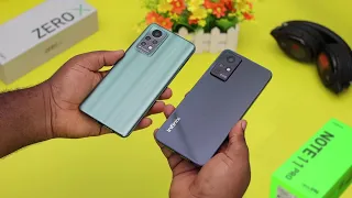 Infinix ZERO X vs Infinix NOTE 11 PRO - 120Hz Display, Camera, Speed, Gaming, Battery Comparison!