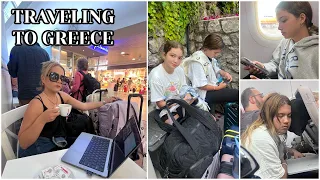 TRAVELING TO GREECE 🇬🇷  ( FIRST TIME ) | VLOG#1634