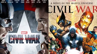 Marvel civil war movie vs the comic