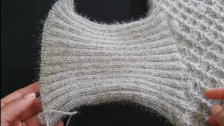 Turtle Neck Decrease & Knit || High Neck Knitting (step by step)