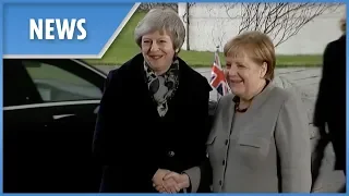 Theresa May meets with Angela Merkel for Brexit crunch talks