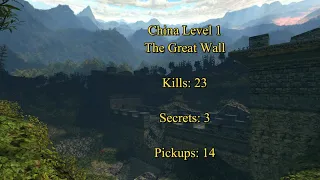 Let's Play Tomb Raider II Remastered - China Level 1: The Great Wall