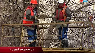 В Волгограде стартовали работы по строительству нового разворотного кольца троллейбусов