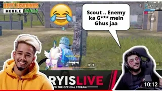 Carry Playing BGMI with Scout | Funniest Stream || Carryislive 2.0
