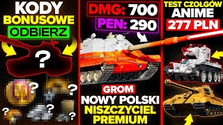 ODBIERZ KOD BONUSOWY, NOWY POLSKI CZOŁG i TEST CZOŁGÓW ANIME