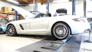 2013 SLS AMG Roadster On The Dyno