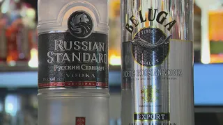 Suburban restaurant, distributor taking Russian vodka, beer off shelves