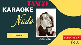 Julio Sosa - Nada - KARAOKE - TONE A