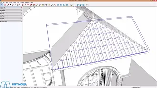 Hướng dẫn làm mái ngói với Dynamic Component Sketchup