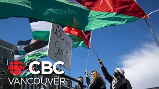 Pro-Palestinian encampment set up at UBC’s Point Grey campus