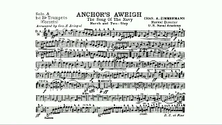 Anchors Aweigh March solo B-flat Cornet