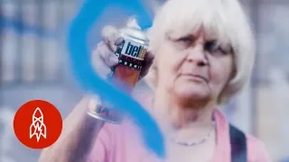 Meet the 71-Year-Old "Graffiti Grandma" Scrubbing Away Hate