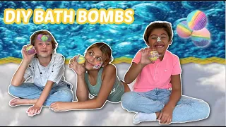DIY Bath Bombs! So cool! [Making our own Bath Bombs]