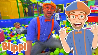 Blippi Visits LOL Kids Indoor Play Place! | Learn Colors & Shapes | Educational Video for Toddlers