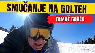 Izkoristil sem čudovit sončen dan ❤️ za smučanje na smučišču Golte, kjer ni bilo nobene gneče. 🥰