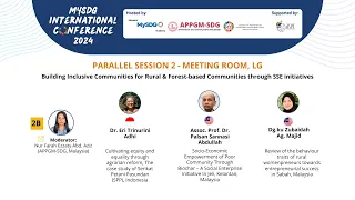 MySDG International Conference 2024 | Parallel Session 2B