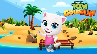 TALKING TOM GOLD RUN ✔ TALKING ANGELA IN TWO NEW WORLDS: LAS VEGAS AND HAWAII | Games For Kids